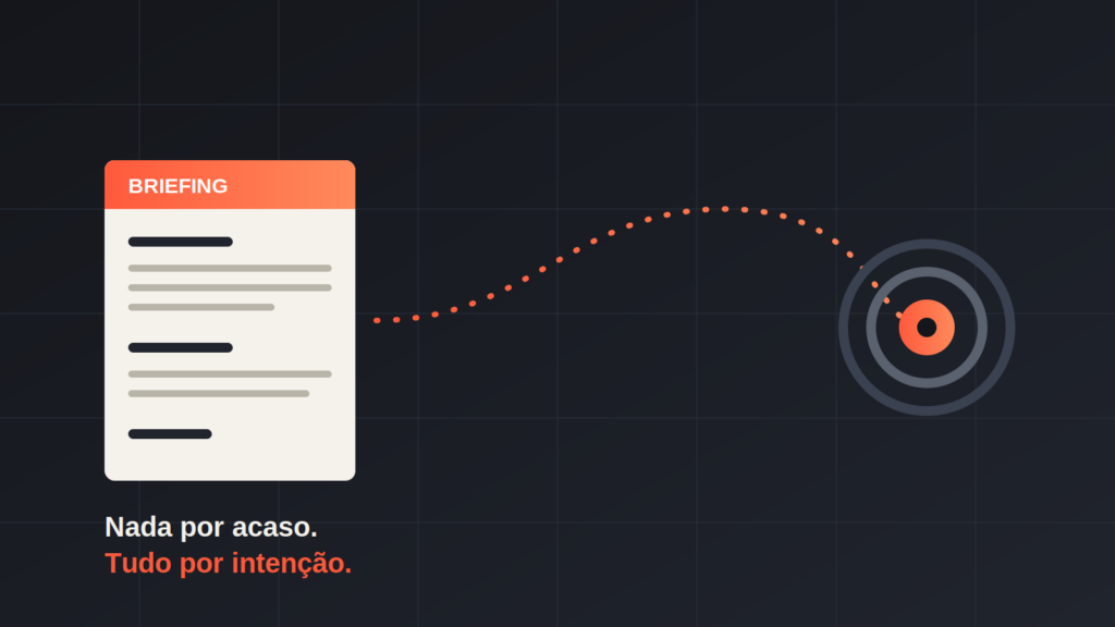 intenção do briefing